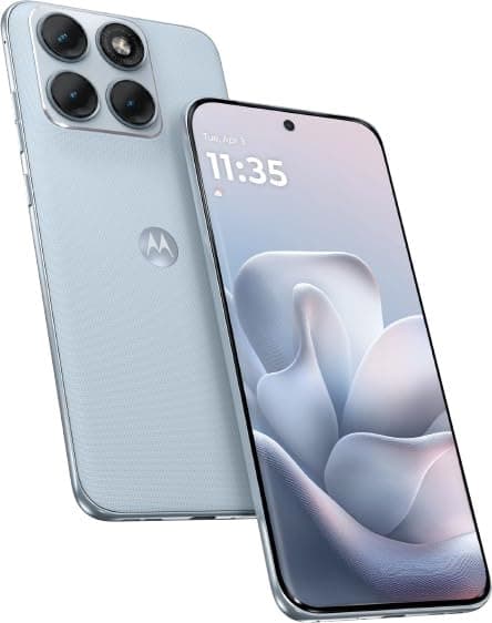 Motorola Edge 70 Fusion (Pantone Country Air, 8 GB de RAM, 128 GB de almacenamiento) | Pantalla AMOLED de 6.8 pulgadas 1.5K 144Hz | Snapdragon 7s Gen 4 | Sony LYTIA 710 OIS de 50 MP | Selfie de 32 MP, view 2