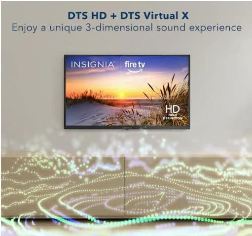 INSIGNIA 32" Class F20 Series LED HD Smart Fire TV, Voice Remote with Alexa, Free & Live TV, view 4