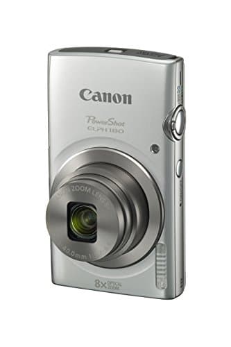 Canon PowerShot ELPH 180 Digital Camera w/Image Stabilization and Smart AUTO Mode (Silver), 0.90in. x 3.70in. x 2.10in. - 1093C001, view 2
