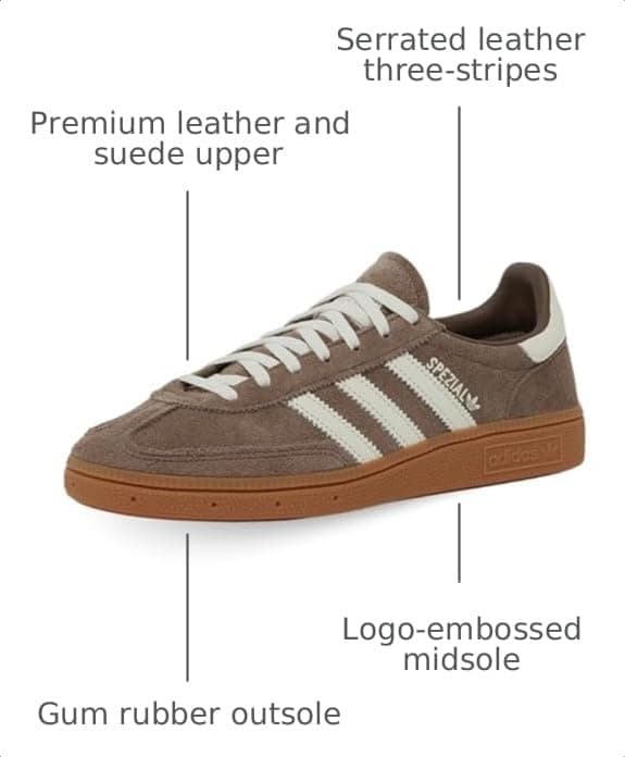 adidas(アディダス) Adidas IF6490 Handball Spezial Ground Straighter/Off-White/Gum Handball, Earth Strainer/Off White/Gum, 22.5 cm, view 3