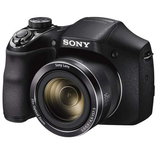 Sony Cyber-Shot DSC-H300 Digital Camera (Black) (DSCH300/B) + 64GB Memory Card + Card Reader + Photo Software + Case + Flex Tripod + 4xAA Batteries + Memory Wallet + Cleaning Kit (Renewed), view 2