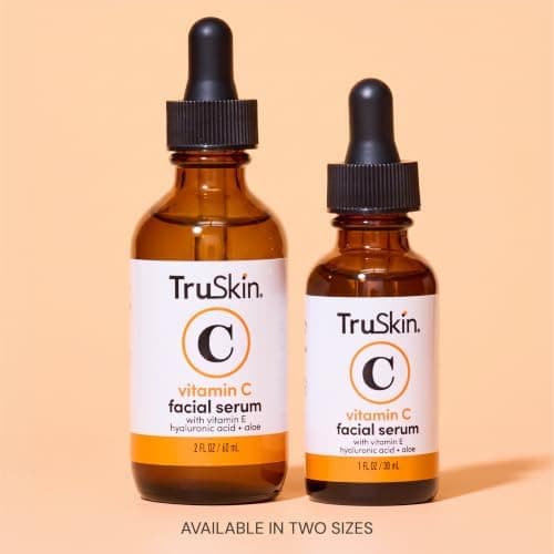 TruSkin Brightening Vitamin C Serum for Face with Hyaluronic Acid, 2 fl oz, view 5