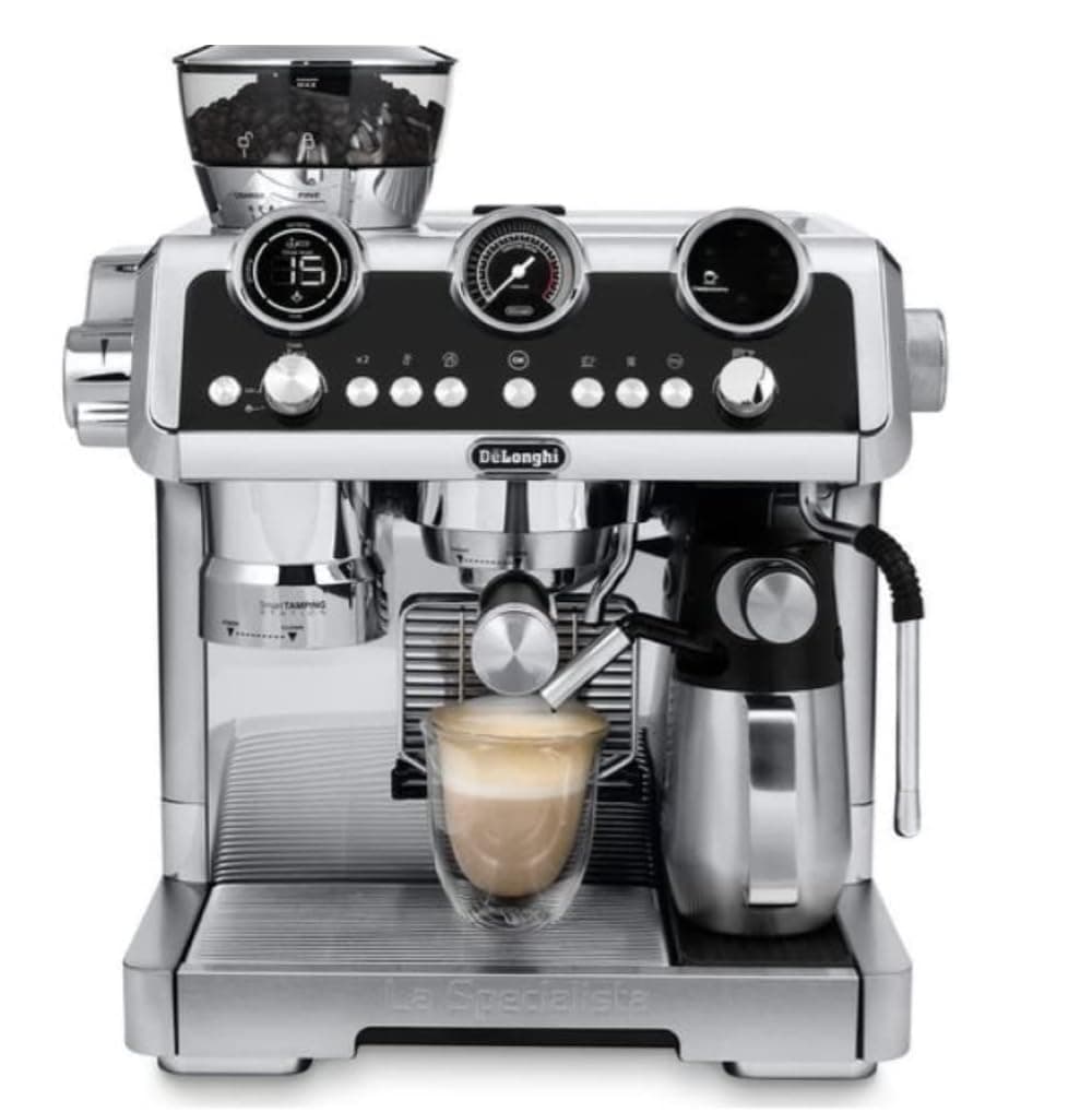 De'Longhi EC9665M La Specialista Maestro Espresso Machine, Stainless Steel, Silver,Black