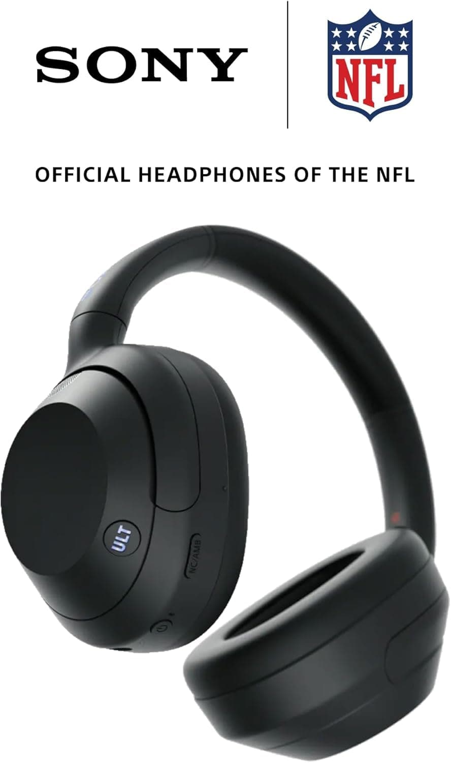 Sony ULT WEAR Over-Ear Noise Canceling Wireless Headphones, Black, view 5