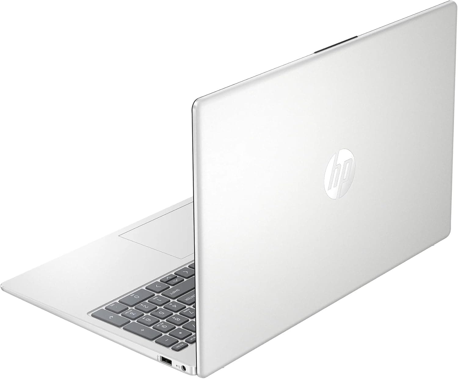 HP 15.6" FHD Business & Student Laptop Computer with 1-Year Office 365 & Copilot AI, Quad-Core Intel Processor, 16GB RAM 640GB Storage (128GB UFS+512GB SD Card), Win 11 H, PLUSERA Docking Hub, Silver, view 6