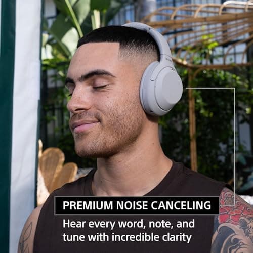 Sony WH-1000XM4 Wireless Noise Canceling Overhead Headphones - Black (Renewed), view 2