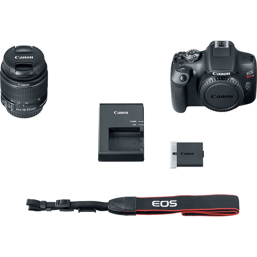 Canon EOS Rebel T7 DSLR Camera with 18-55mm Lens Bundle, view 5