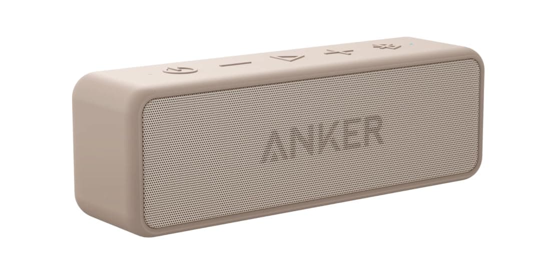 Anker soundcore 2 Portable Bluetooth Speaker, 24-Hour Playtime, IPX7
