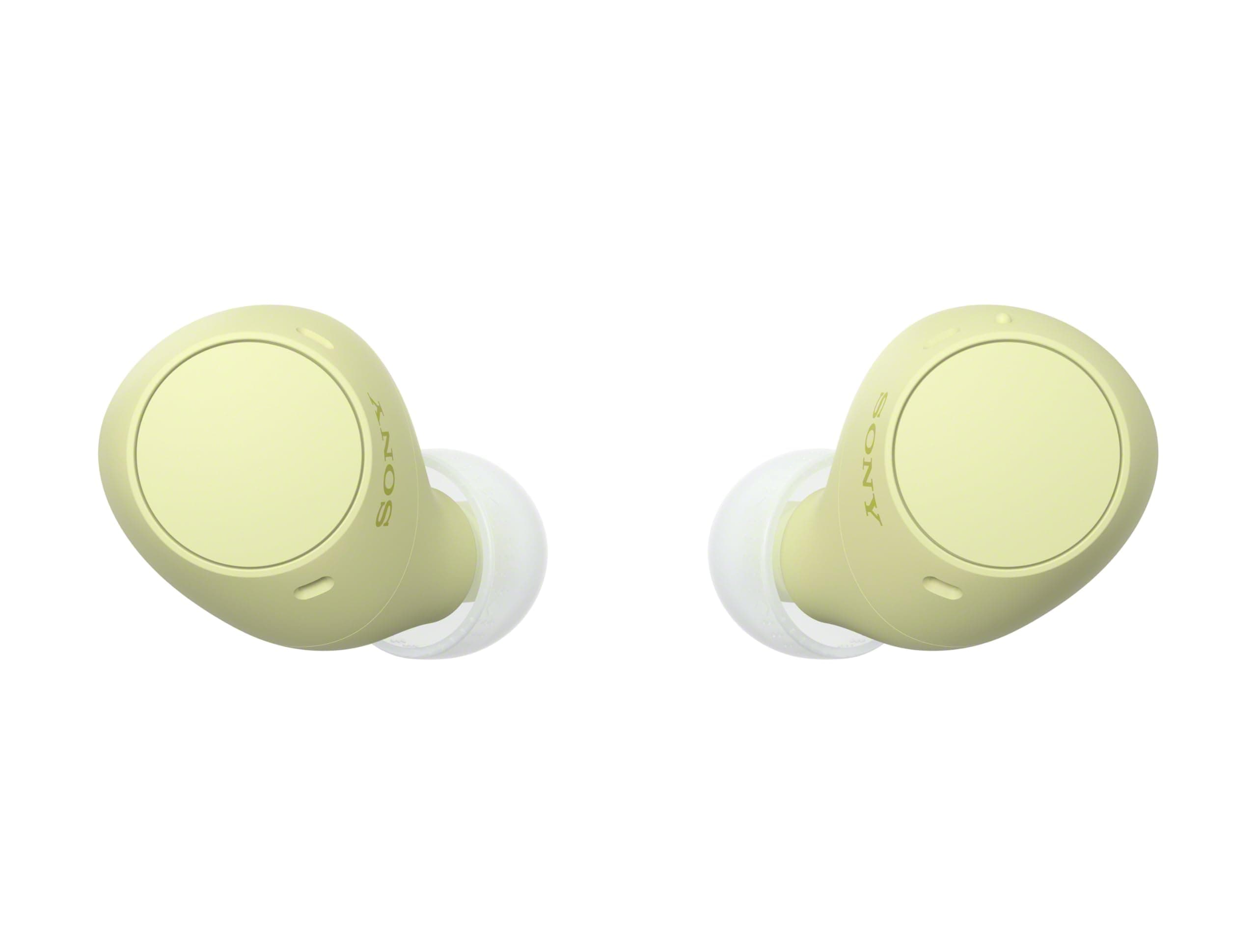 Sony WF-C510 Truly Wireless Bluetooth Earbud Headphones, Butter Yellow, view 9