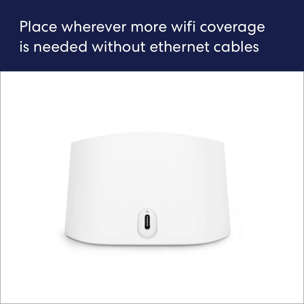 Amazon eero 6 mesh wifi add-on extender - Add up to 1,500 sq. ft. of Wi-Fi 6 coverage. Required eero mesh wifi system not included, view 7