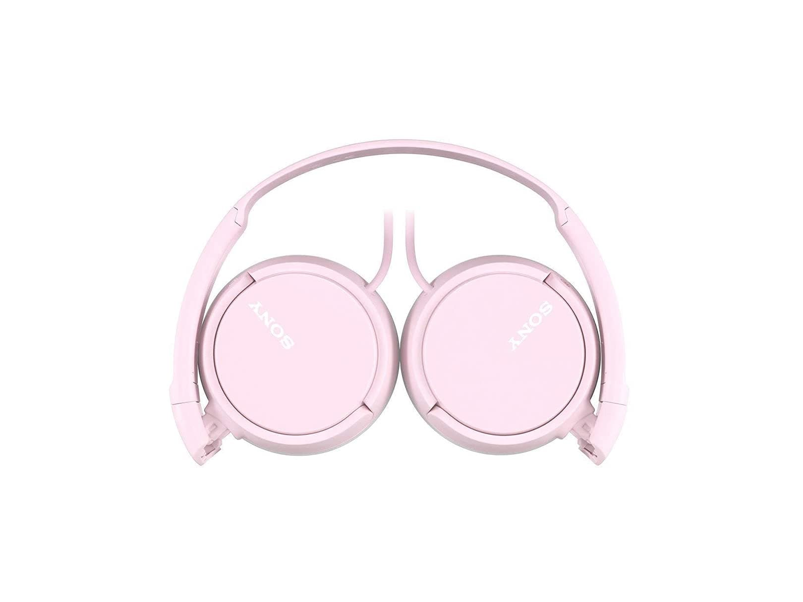 Sony ZX Series Wired On-Ear Headphones, Pink MDR-ZX110, view 3
