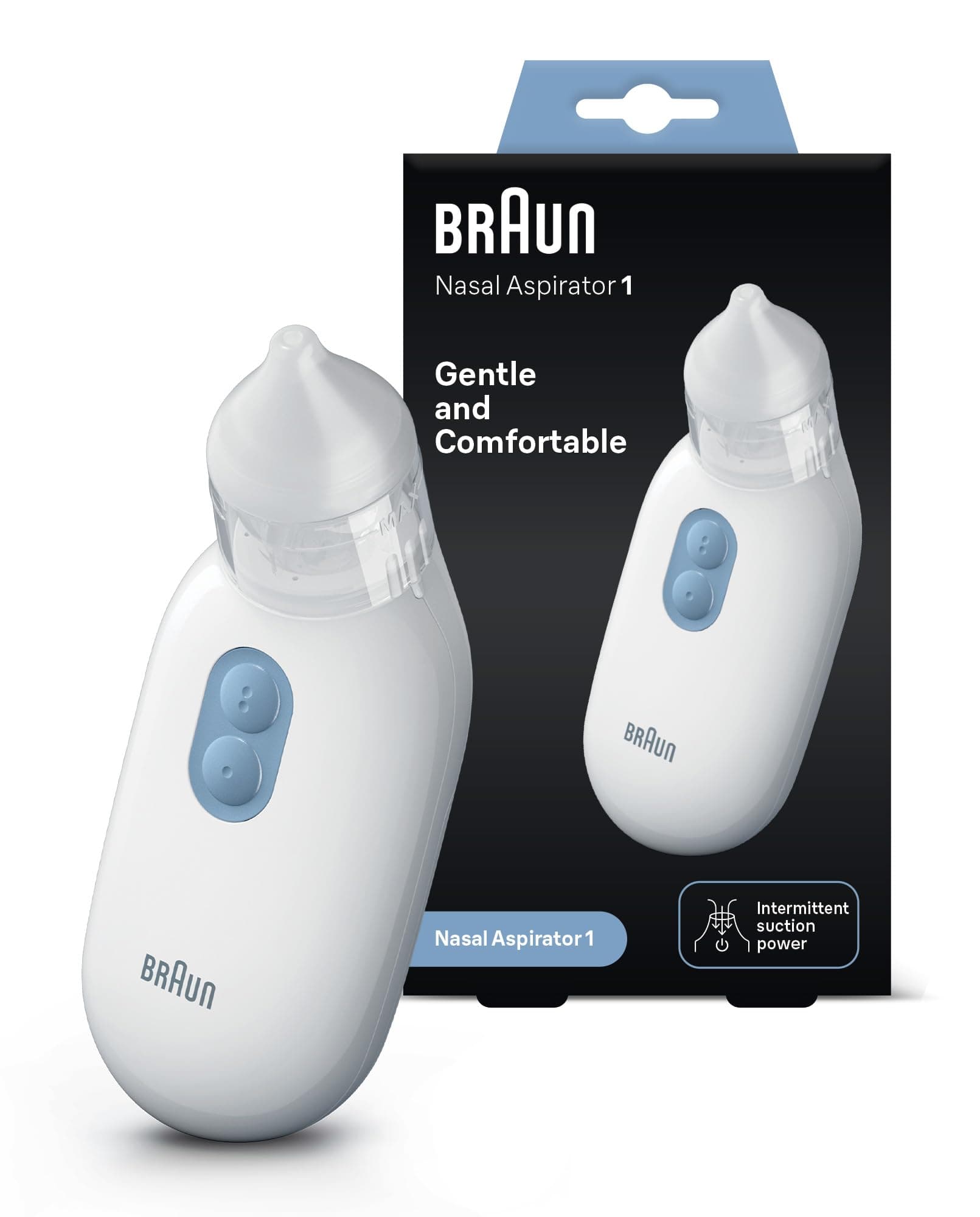 Braun Mouche-bébé 1 | Élimine le mucus | Débouche le nez | Aspiration électrique | 2 x d’aspiration | 2 tailles d’embouts | Nouveau-nés, bébés et enfants | Lavable au lave-vaisselle | BNA100, TickClip Skip verdict