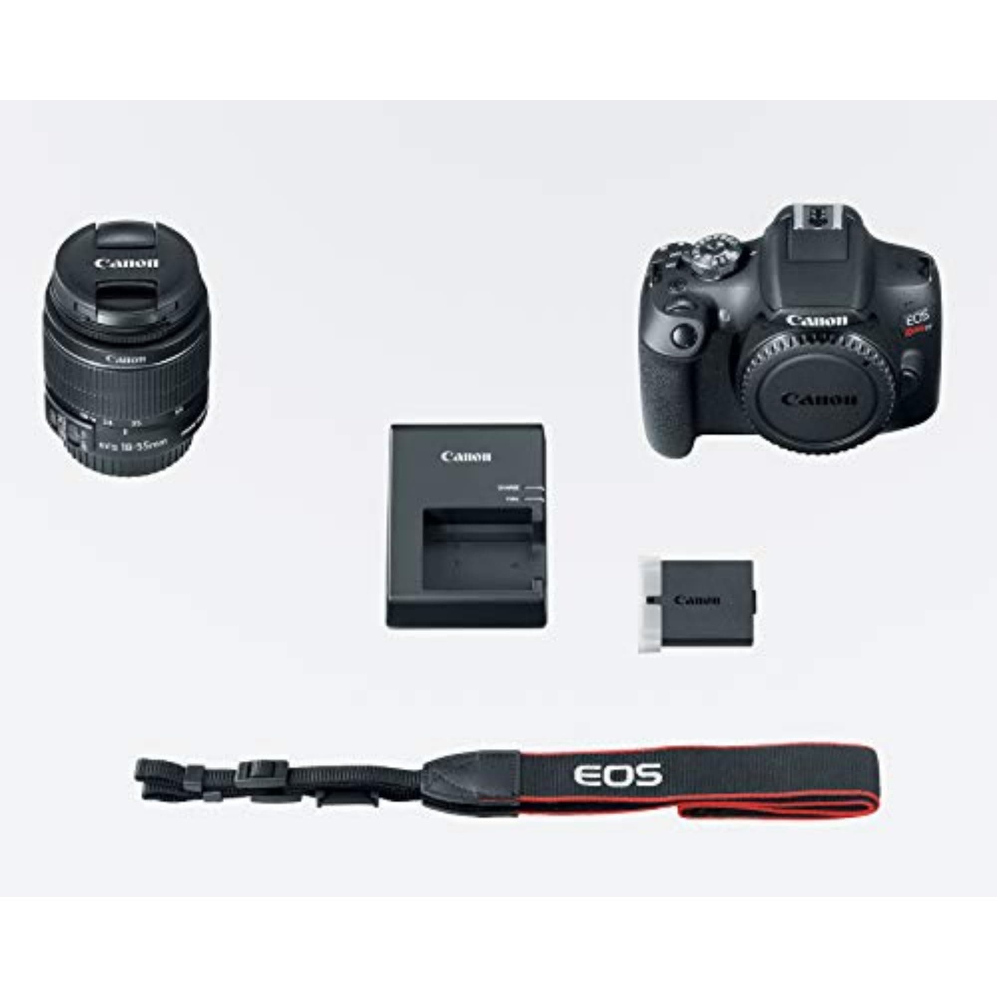 Canon EOS Rebel T7 DSLR Camera EF-S 18-55mm f/3.5-5.6 is II Lens Kit, 24.1 Megapixel CMOS (APS-C) Sensor, Full HD Videos, Built-in Wi-Fi, Beginner Photographers, Digital Camera, Black, view 6