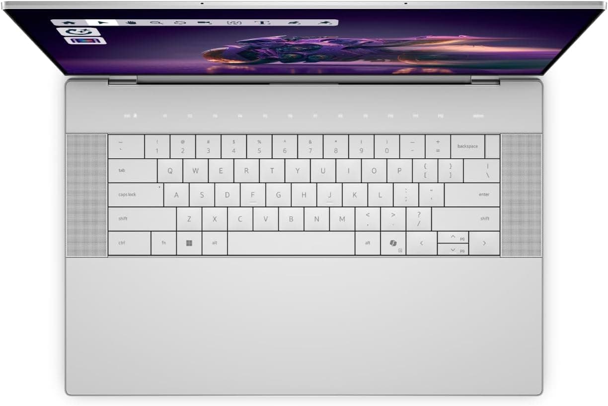 2025 New Dell XPS 16 (Premium 16) Flagship model | AI Laptop 16.3" OLED UHD+ (3840x2400) | Touch Screen | Intel Ultra 9 285H | NVIDIA Geforce RTX 5060 Graphics | Win 11 Pro | (32GB RAM 1TB SSD), view 4