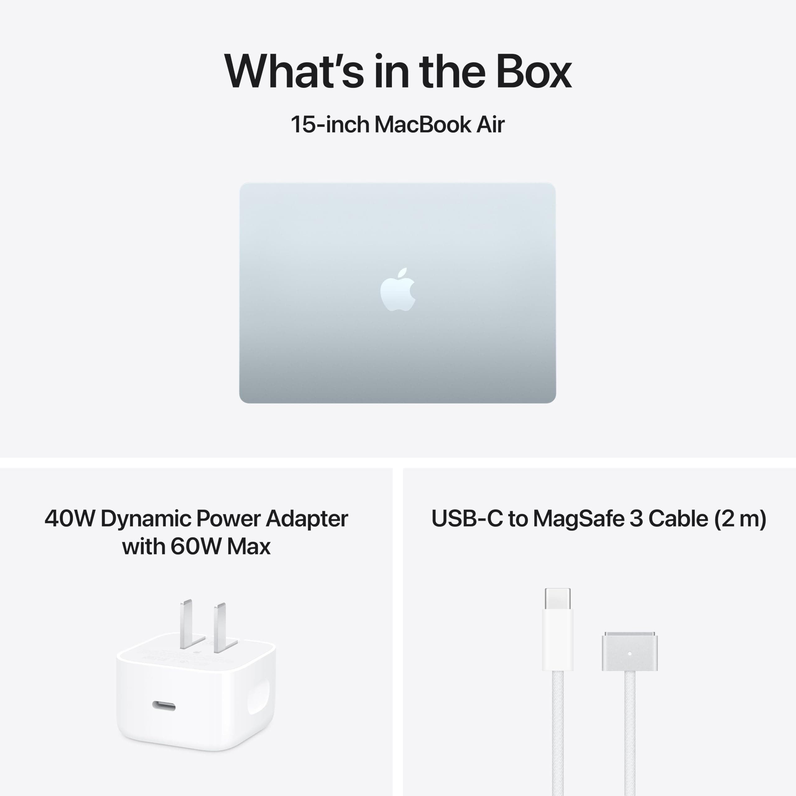 Apple 2026 MacBook Air 15-inch Laptop with M5 chip (10-core CPU and 10-core GPU, 16GB Unified Memory, 512GB SSD Storage) - Sky Blue - English Keyboard, view 9