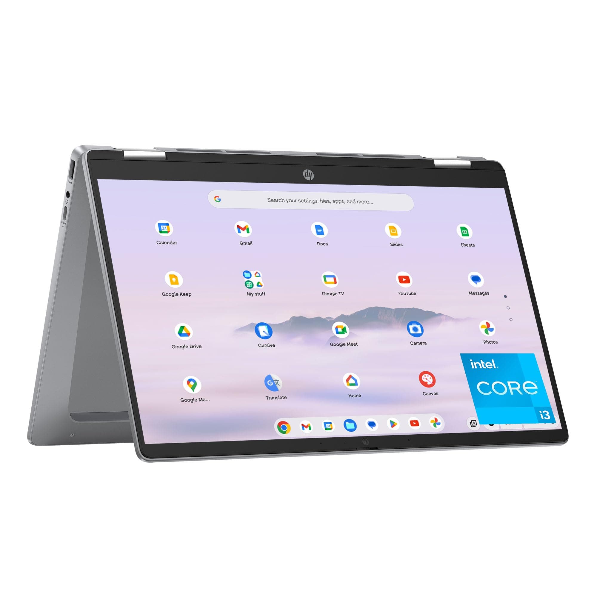HP Chromebook Plus x360 14 inch Laptop, FHD Touchscreen, Intel Core i3-N305, 8 GB RAM, 128 GB UFS, Intel UHD Graphics, Chrome OS, 14b-cd0010nr (2024)