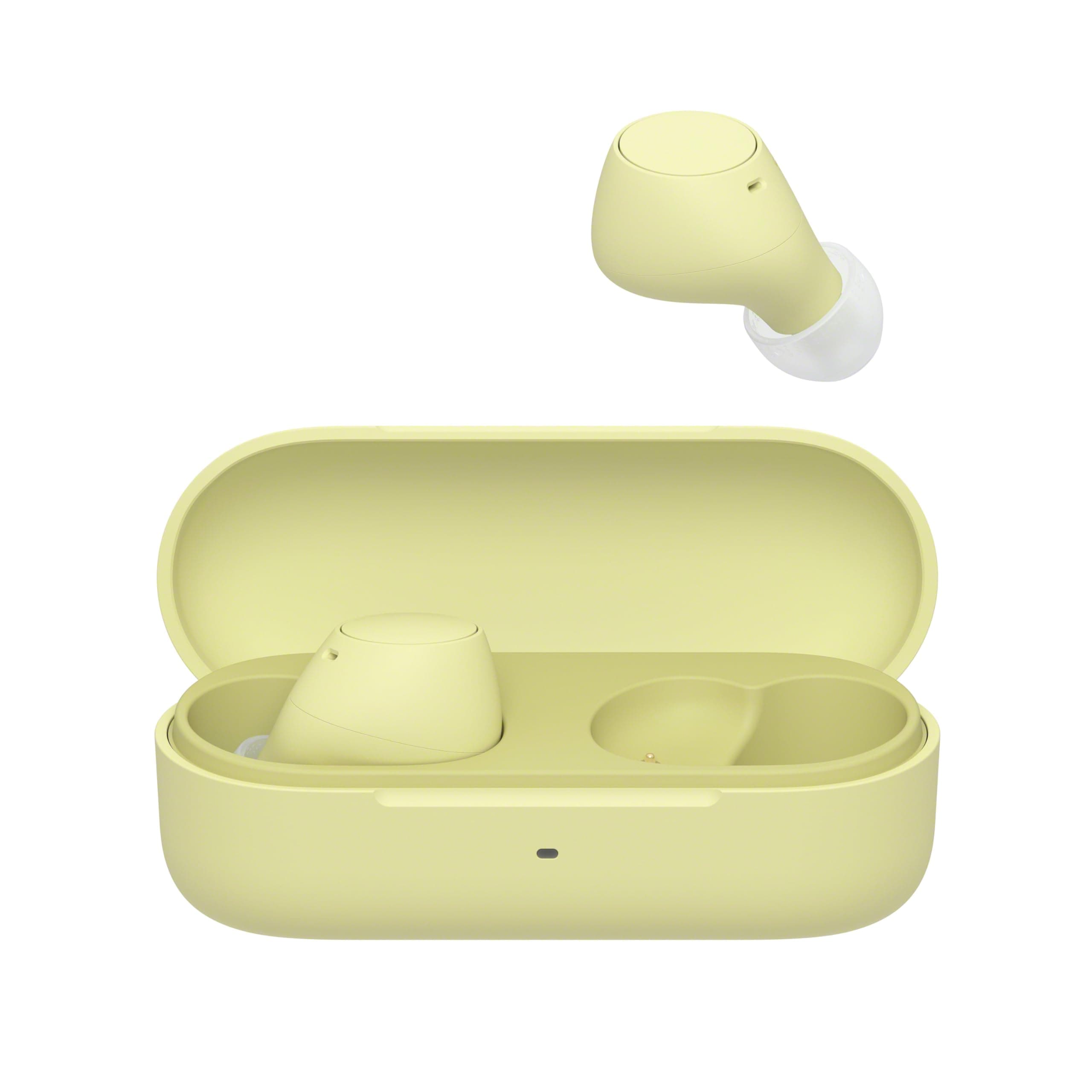 Sony WF-C510 Truly Wireless Bluetooth Earbud Headphones, Butter Yellow, view 8