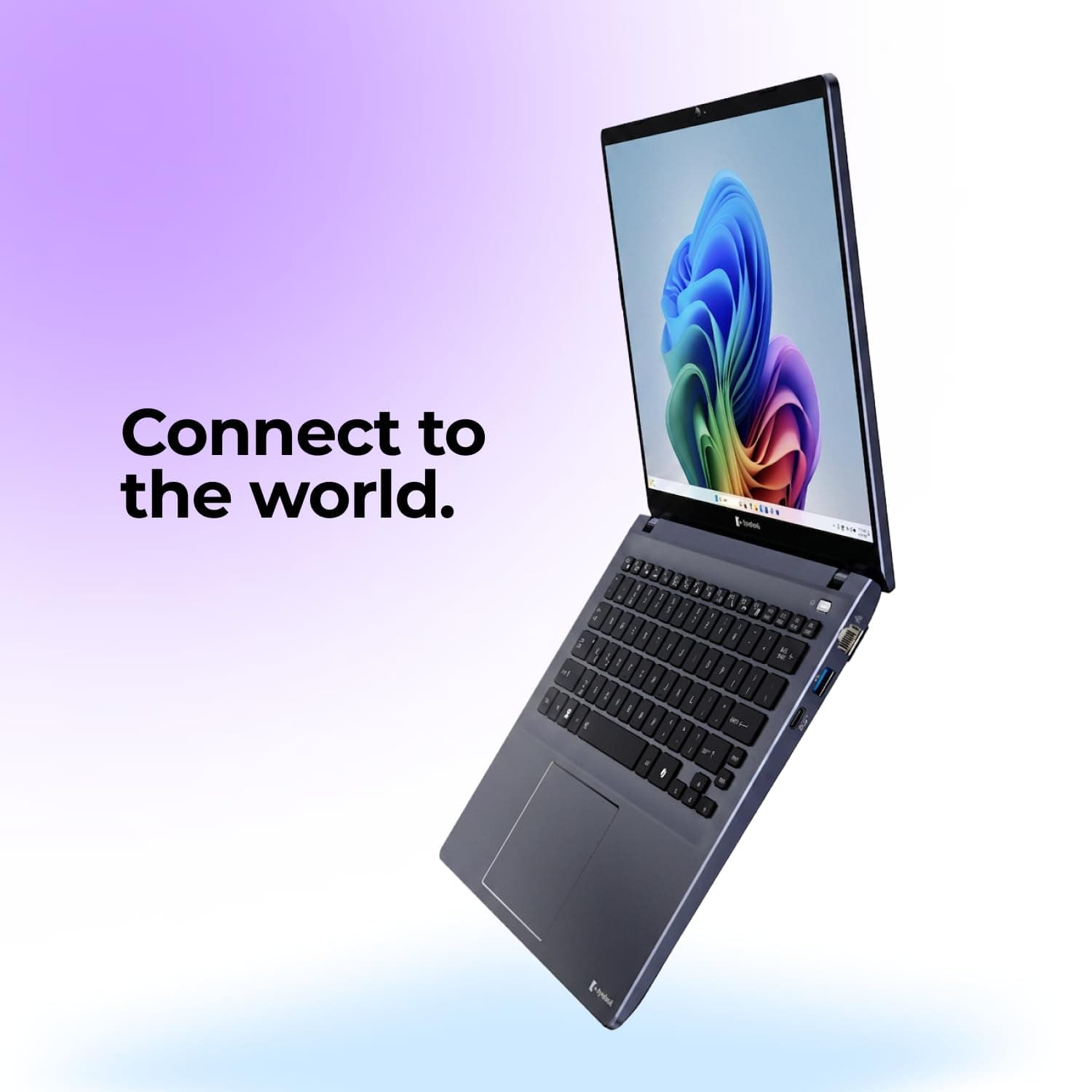 dynabook Portégé X40-M 14” Business Laptop, Intel Core Ultra 5 225U, 16GB DDR5 RAM, 512GB SSD, WUXGA 1920x1200, Windows 11 Pro, Lightweight 3.17 lb, Wi-Fi 7, Thunderbolt 4, view 5