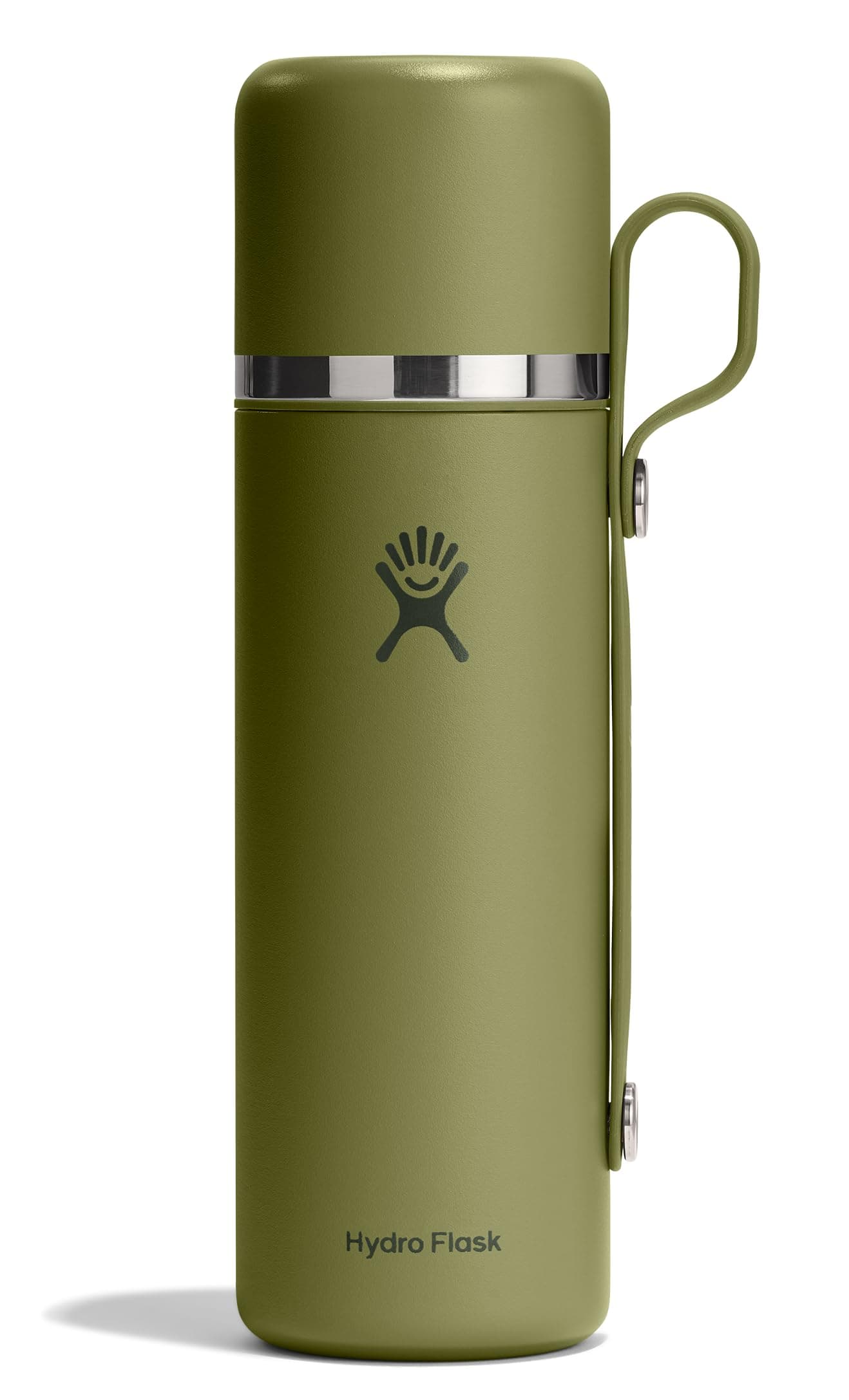 Hydro Flask Hot Flask & Cup – Insulated Stainless Steel, Hot Drink Travel Container for Coffee, Tea, & Soup 28 Oz Palmer Green