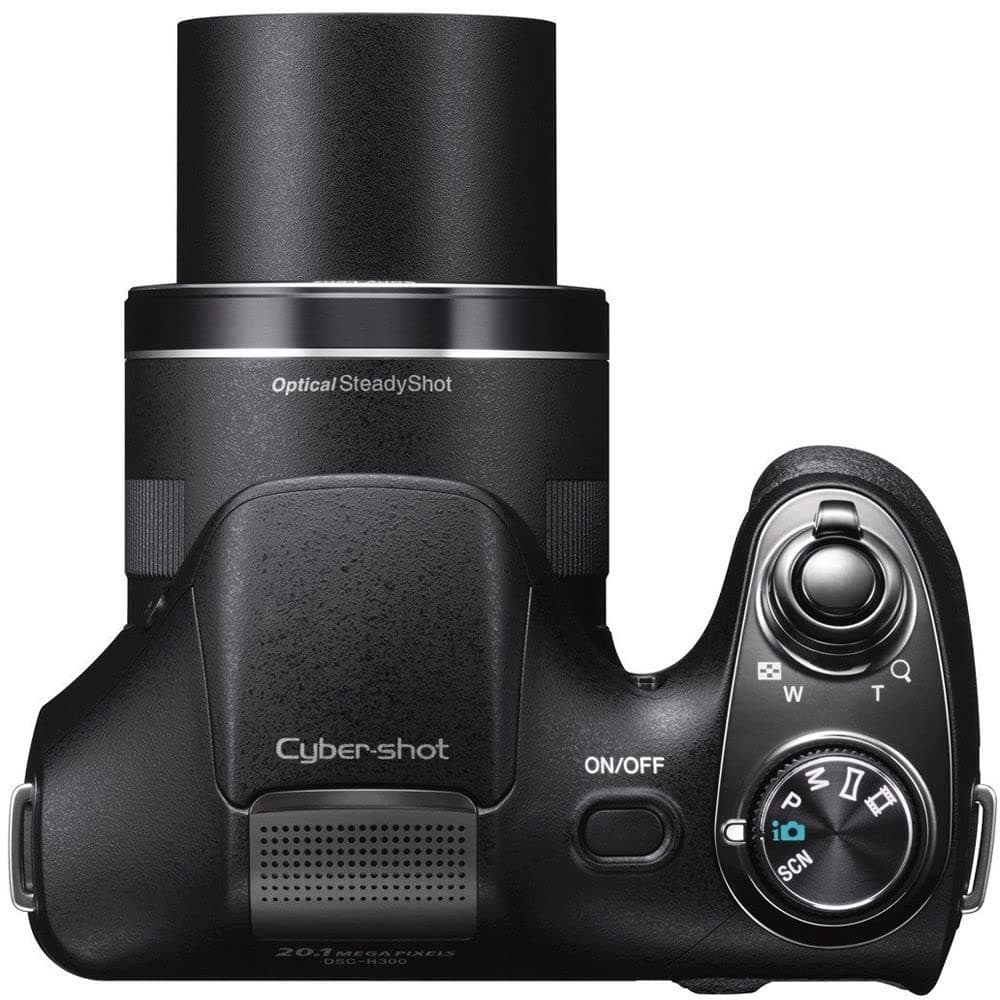 Sony Cyber-Shot DSC-H300 Digital Camera (Black) (DSCH300/B) + 64GB Memory Card + Card Reader + Photo Software + Case + Flex Tripod + 4xAA Batteries + Memory Wallet + Cleaning Kit (Renewed), view 6