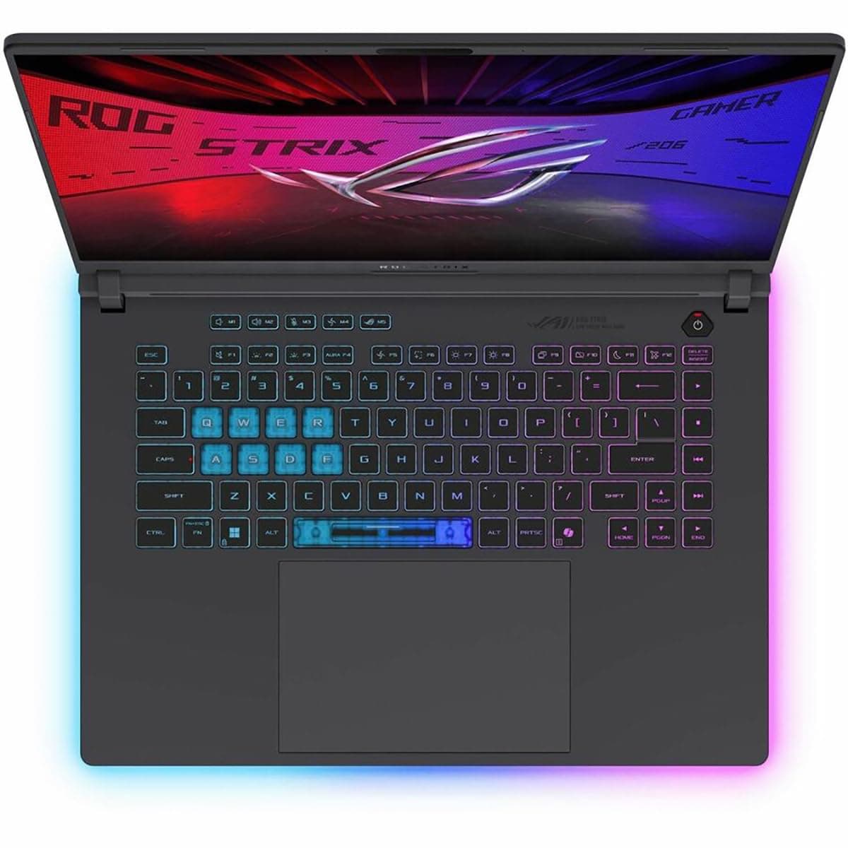 ASUS ROG Strix G16 (2025) Gaming Laptop, 16” ROG Nebula Display 16:10 2.5K 240Hz/3ms, NVIDIA® GeForce RTX™ 5060 Laptop GPU, Intel® Core™ Ultra 9 Processor 275HX, 32GB DDR5, 1TB PCIe SSD, Wi-Fi 7, view 4