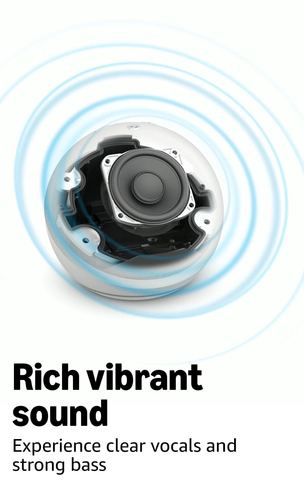Amazon Echo Dot (newest model) - Vibrant sounding speaker, Designed for Alexa+, Great for bedrooms, dining rooms and offices, Charcoal, view 5