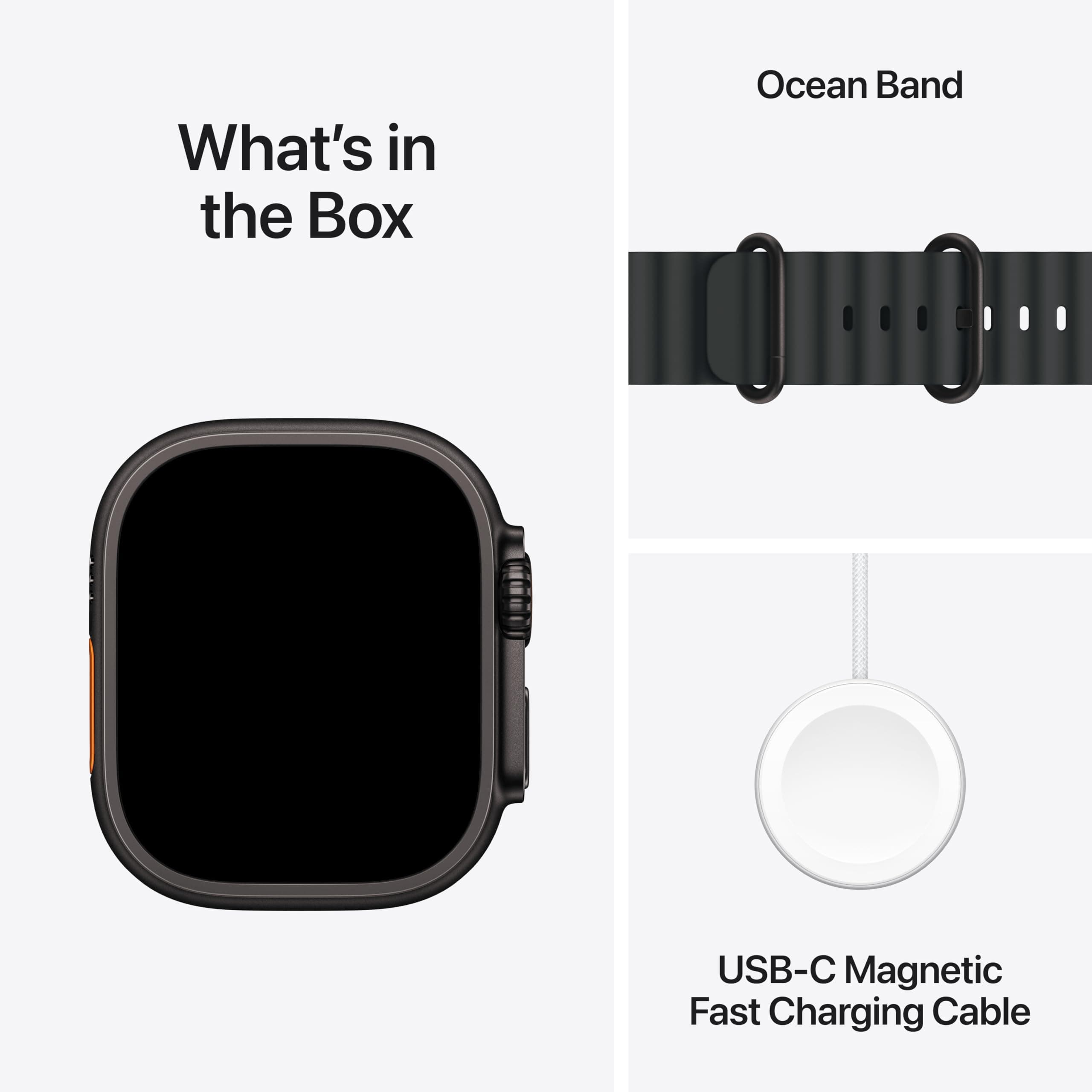 Apple Watch Ultra 3 [GPS + Cellular 49mm] Running & Multisport Smartwatch w/Rugged Titanium Case w/Black Ocean Band. Satellite Communications, Advanced Health & Fitness Tracking, view 6