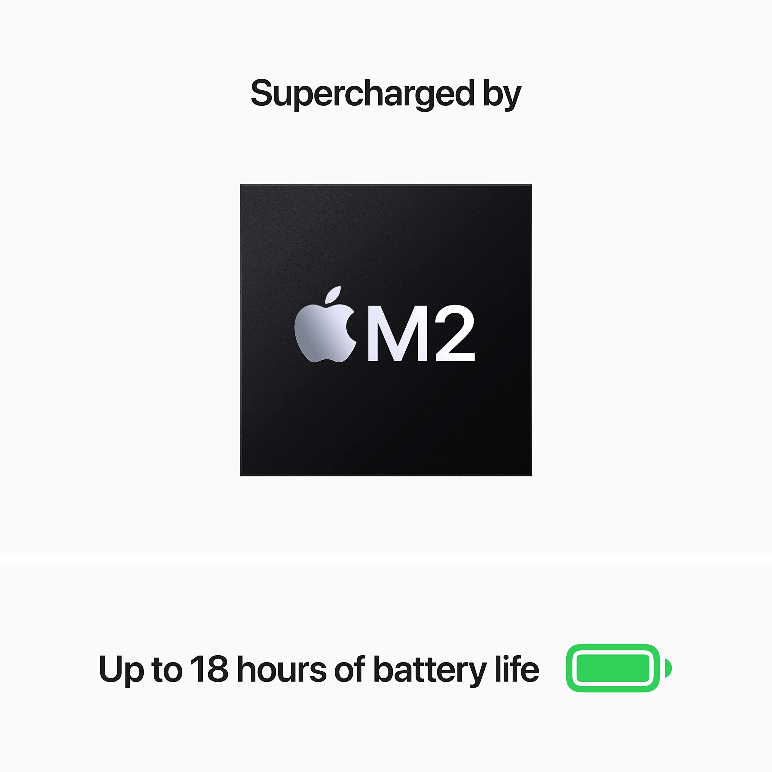 Apple 2022 MacBook Air with Apple M2 Chip, 13-inch, 8GB RAM, 256GB SSD Storage - Space Gray (Renewed), view 3