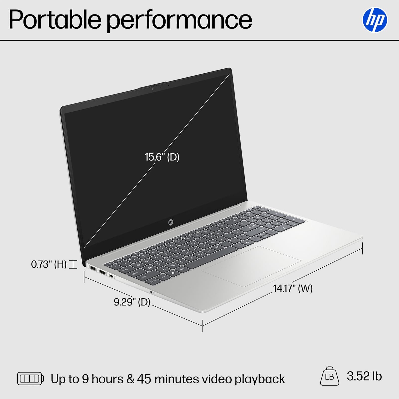 HP 15.6" Touchscreen Laptop Computer for Business, Intel 10-Core 7-150U, 16 GB RAM, 1 TB SSD, Windows 11 Pro, FHD IPS Display, Intel Iris Xe Graphics, WiFi 6, Copilot, HDMI, w/AI Voice Recorder, view 5