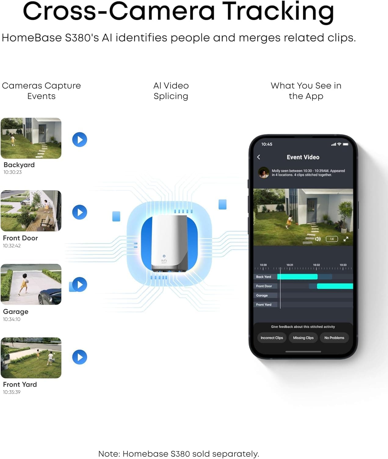 eufy Security SoloCam E42, 4K Solar Security Camera, AI Facial Recognition, view 5