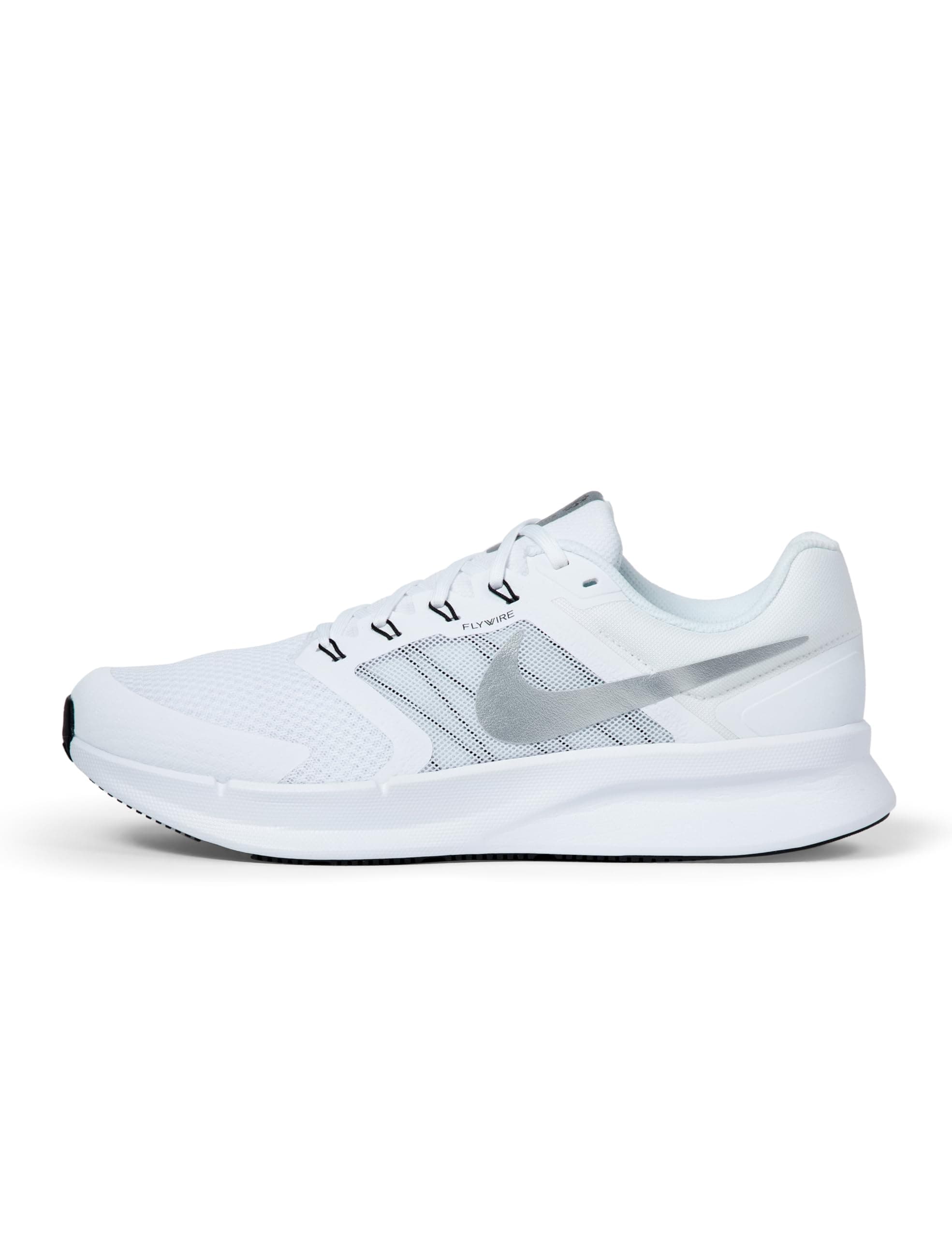 Nike Men's Run Swift 3 Road Running Shoes, White/Metallic Silver-Football Grey, 11, TickClip Tick verdict