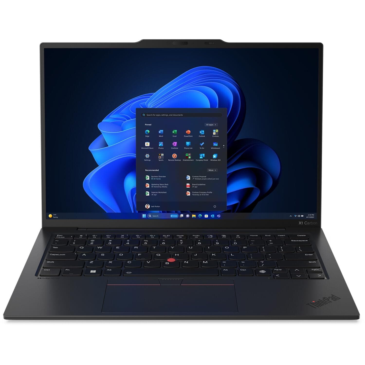 Lenovo ThinkPad X1 Carbon Gen 13 Aura Edition, Intel Ultra 7 258V (Beats U7 165), 14" 2.8K (2880 x 1800), OLED, 32GB DDR5, 2TB SSD Gen 5, 1080p IR Camera, WiFi 7.0, Win 11 Pro - Black