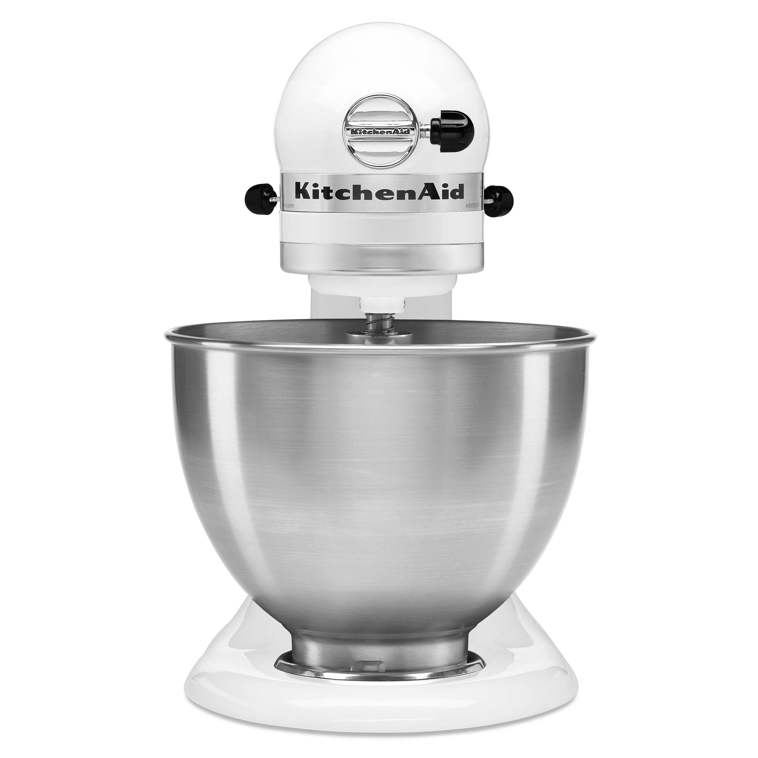 KitchenAid Classic Series 4.5 Quart Tilt-Head Stand Mixer K45SS, White, view 2