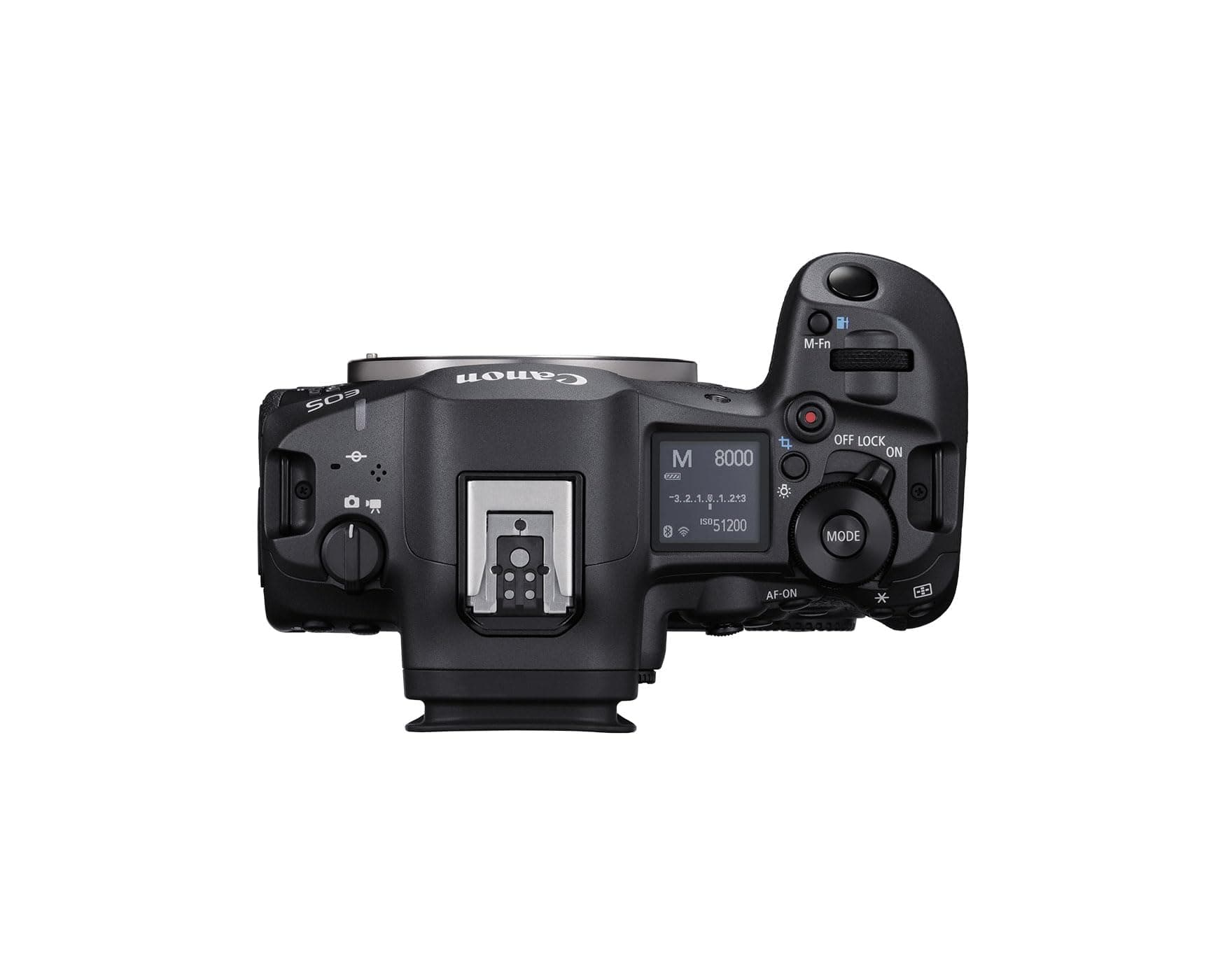 Canon EOS R5 Mark II Full Frame Mirrorless Camera Body, 45 Megapixel CMOS Sensor, 8K Video Recording, High Resolution, Dual Card Slots, Wi-Fi, Bluetooth, Professional Photography & Videography, Black, view 3