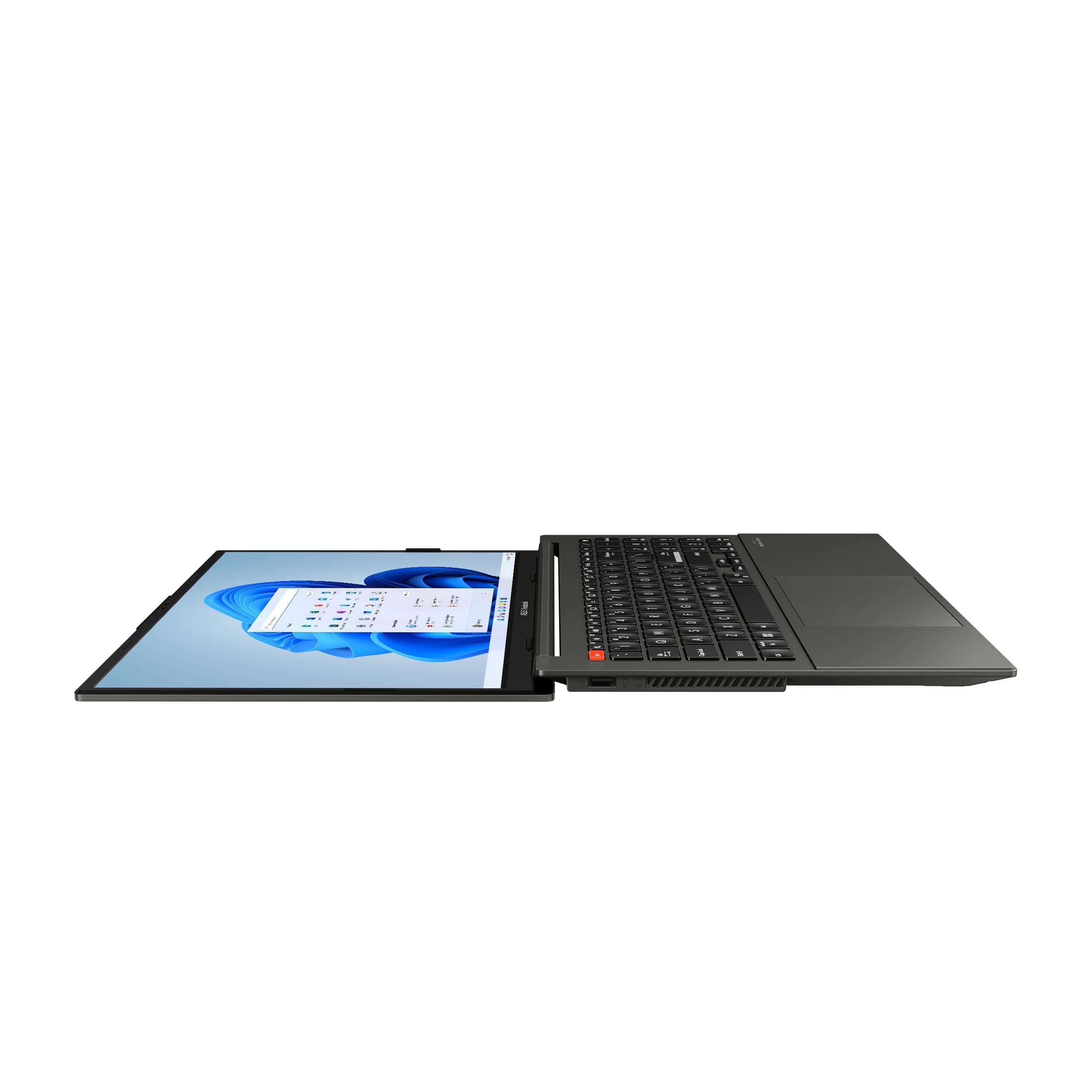 ASUS VivoBook S 15 OLED Laptop, 15.6” 2.8K 120Hz Display, Intel Evo Platform, Intel Core i9-13900H CPU, 16GB RAM, 1TB SSD, Windows 11 Home, Midnight Black, K5504VA-ES96, view 7