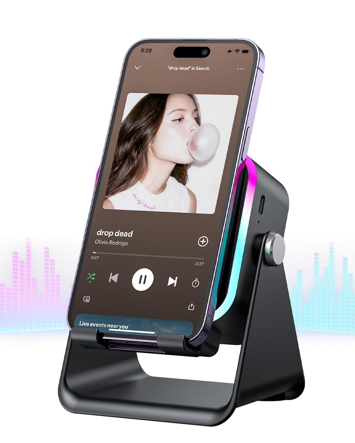 Oresoc Induction Speaker 5-in-1 Wireless Bluetooth Audio for iPhone Android, TickClip Tick verdict