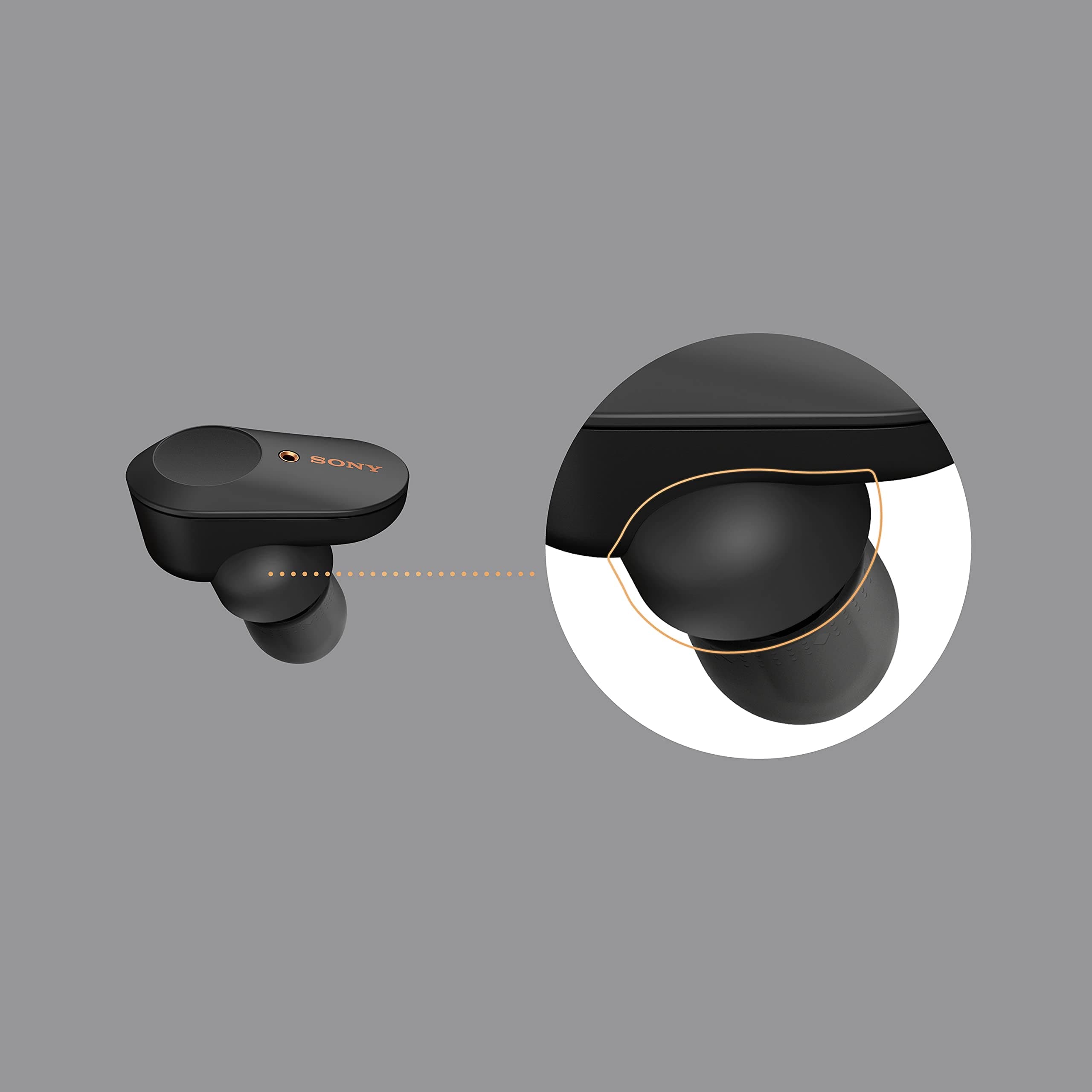 Sony WF-1000XM3 True Wireless Bluetooth Noise Canceling in-Ear Headphones Black (Renewed), view 9