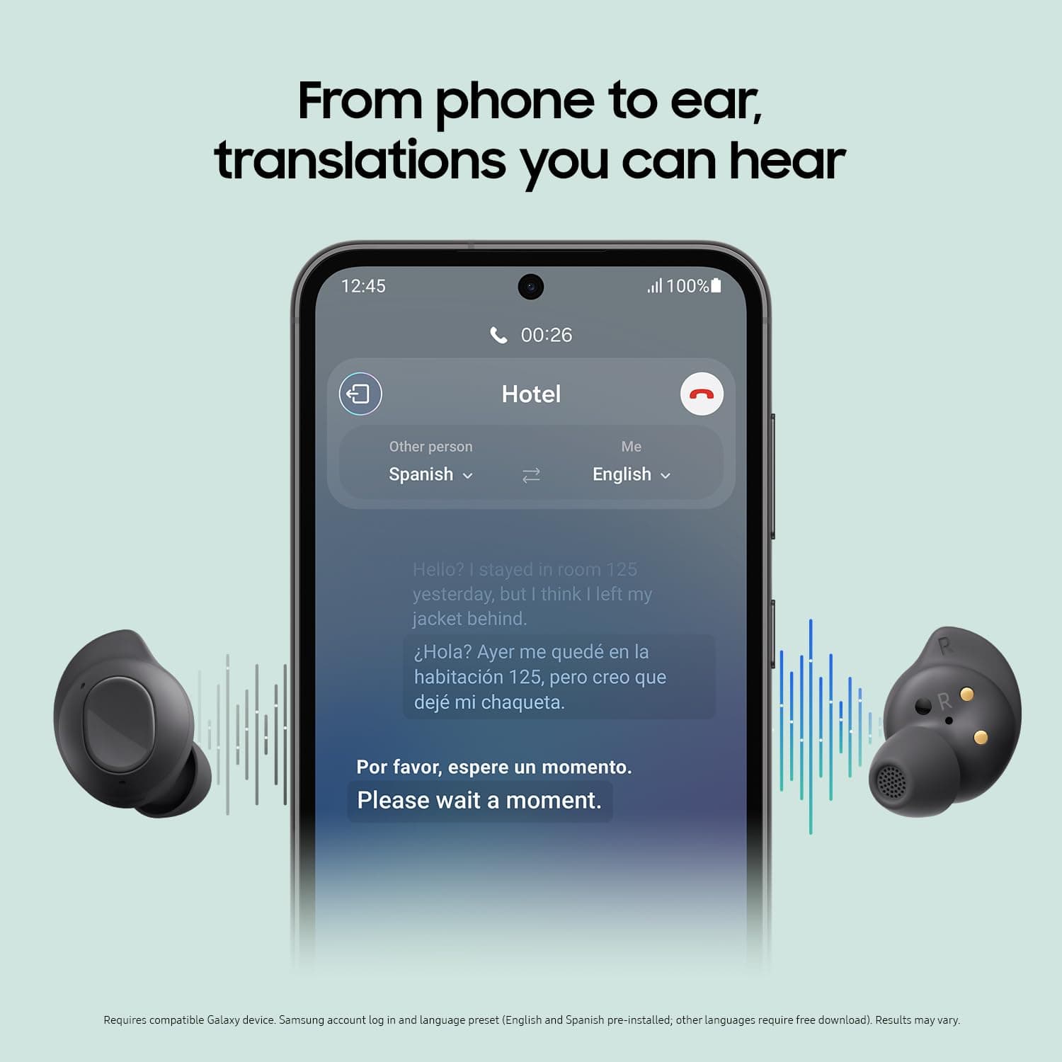 Samsung Galaxy Buds FE True Wireless Bluetooth Earbuds, Comfort and Secure in Ear Fit, Auto Switch Audio, Touch Control, Built-in Voice Assistant, Graphite [US Version, 1Yr Manufacturer Warranty], view 3