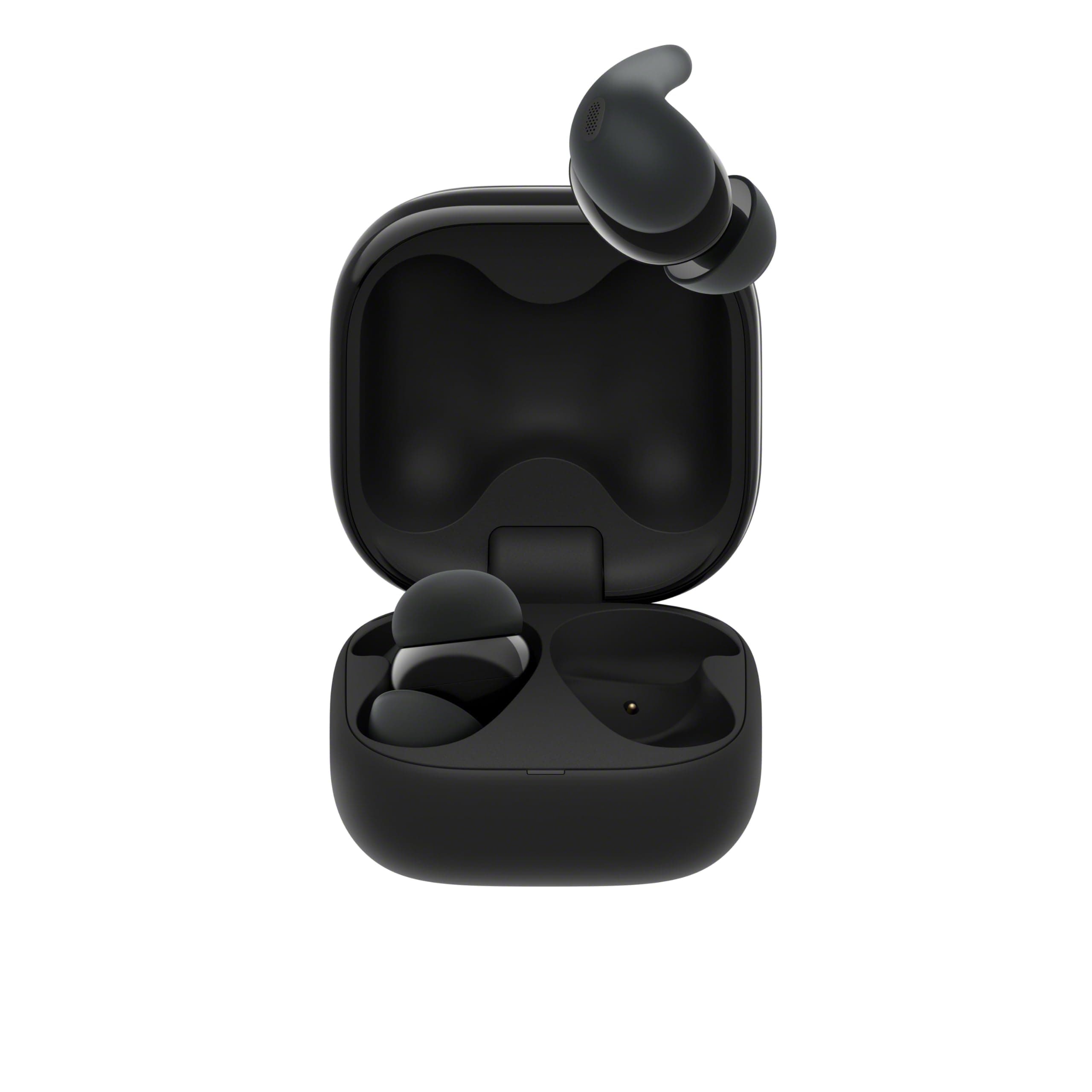 Sony LinkBuds Fit Truly Wireless Noise Cancelling Earbud Headphones, Black, view 9