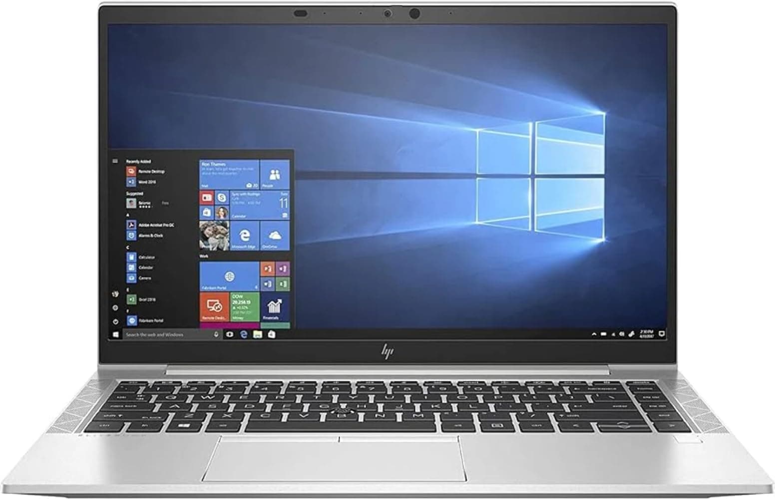 HP EliteBook 840 G7 14" Laptop, Intel Core i5-10th Gen, 16GB RAM, 256GB SSD, Win11 Pro (Renewed)