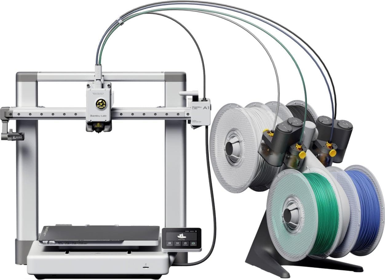 Impresora 3D Bamboo Lab A1 + AMS Lite (Combo) - PF002-A+SA005-EU2, view 2