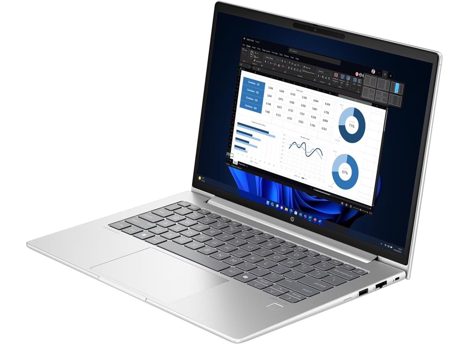 HP ProBook 440 G11 AI Laptop, 14" FHD+, Ultra 5 125U, 16GB DDR5, 512GB SSD, view 7