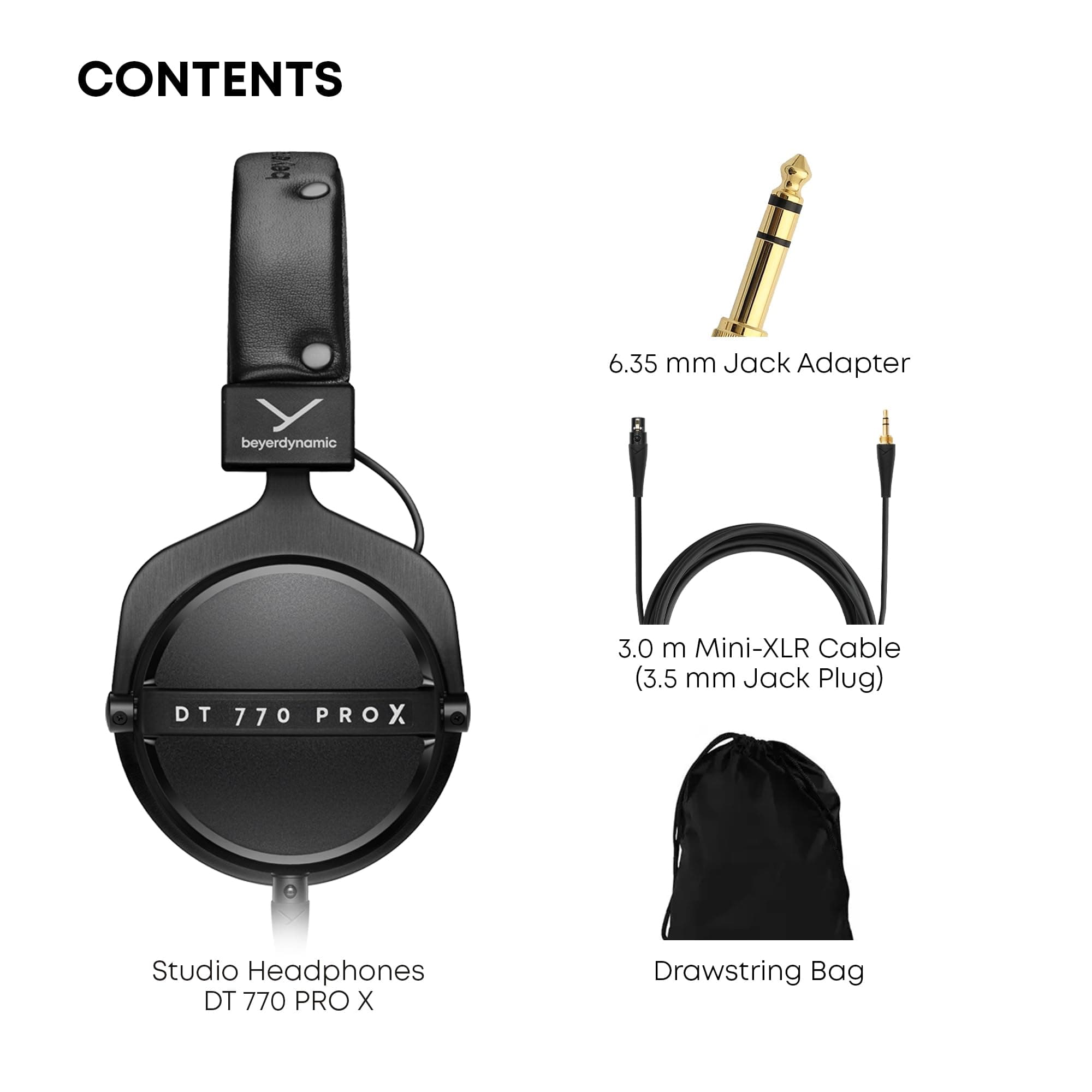 beyerdynamic DT 770 Pro X (48 Ohm), Closed-Back Studio Headphones, Black, view 8