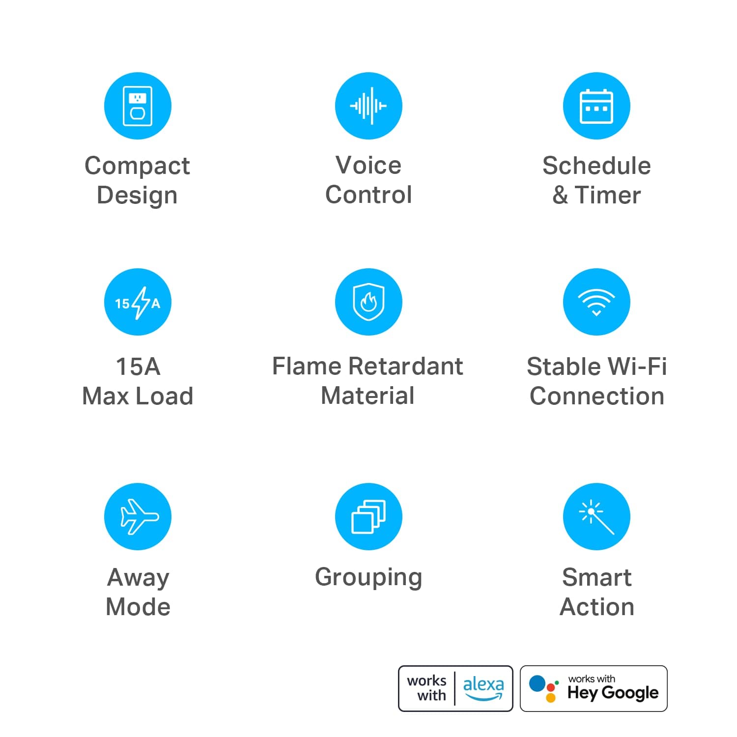 Kasa Smart Plug Ultra Mini 15A, EP10P2, Smart Home Wi-Fi Outlet, view 3