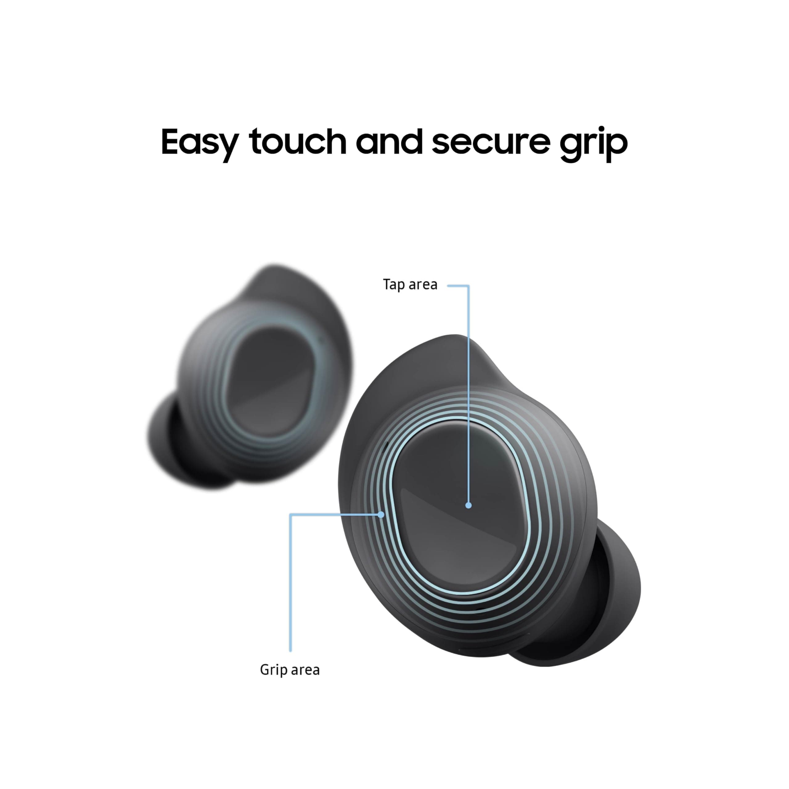 Samsung Galaxy Buds FE True Wireless Bluetooth Earbuds, Comfort and Secure in Ear Fit, Auto Switch Audio, Touch Control, Built-in Voice Assistant, Graphite [US Version, 1Yr Manufacturer Warranty], view 6