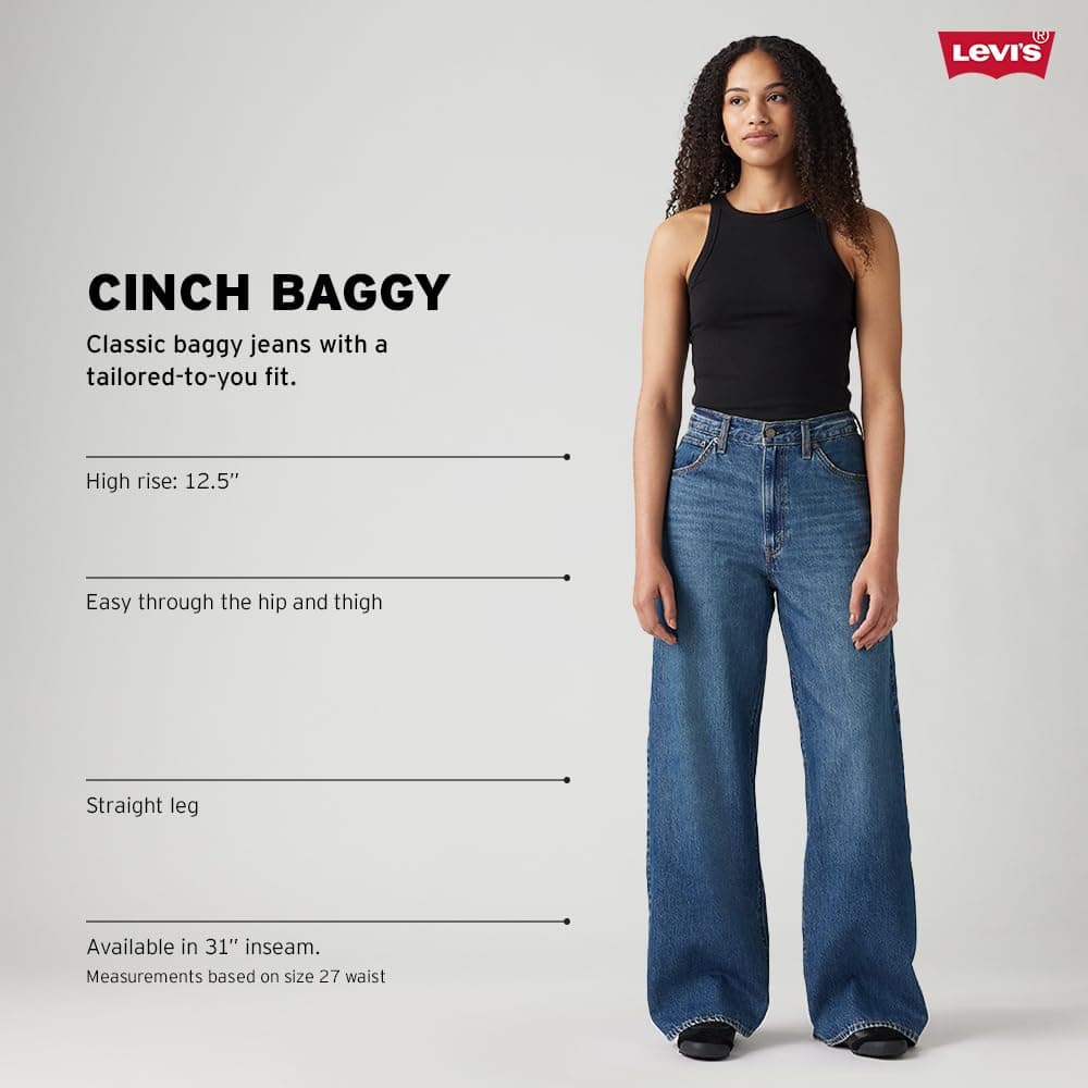 Levi's Women's Cinch Baggy, (New) Chasing Dreams, 29, view 6