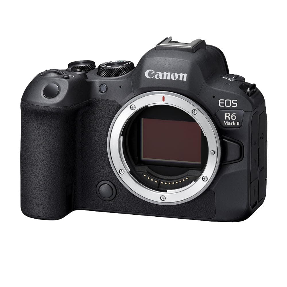 Canon EOS R6 Mark II Mirrorless Camera (Body Only), Full-Frame Camera, 24.2 Megapixel CMOS Sensor, Photo and Video Capabilities, Black, view 2