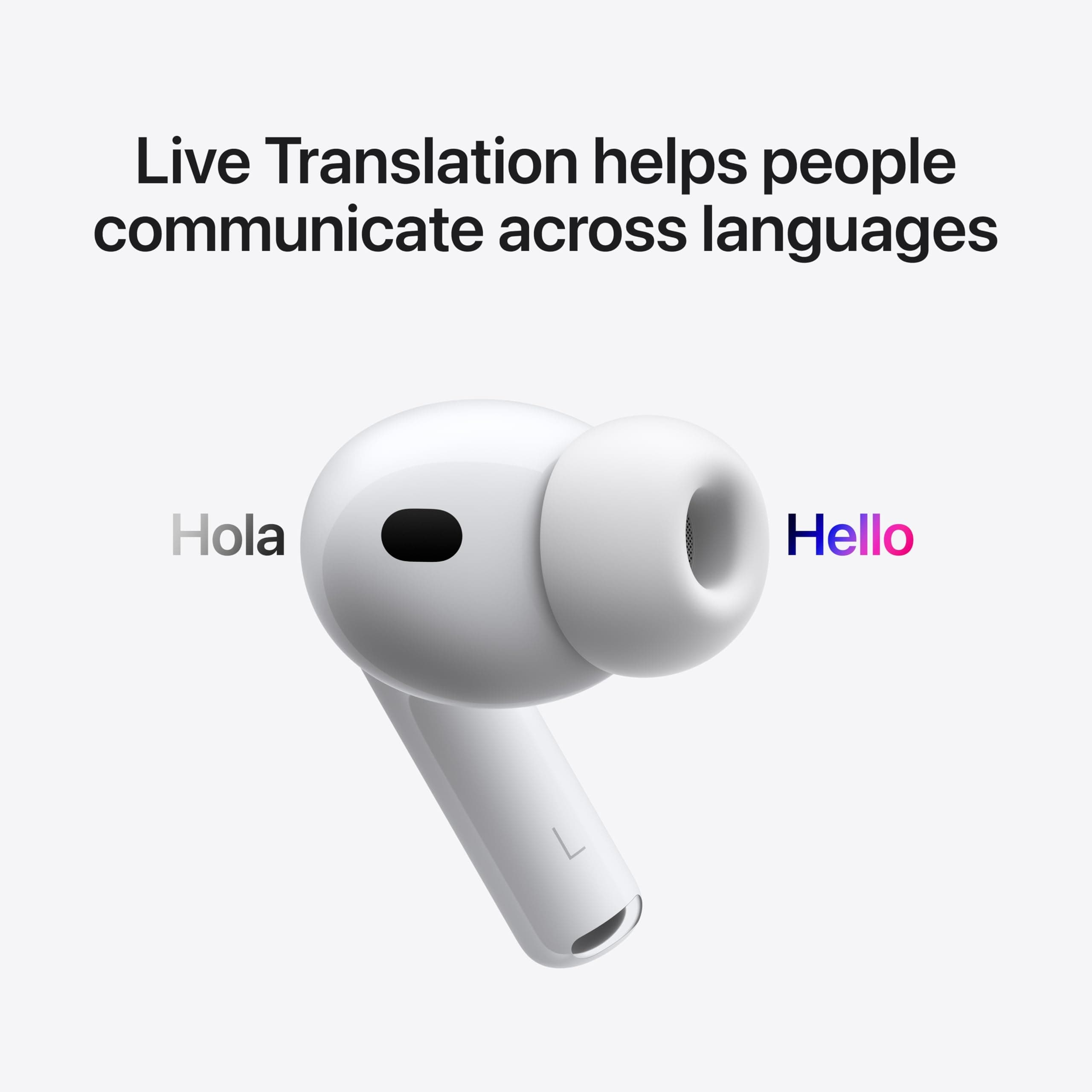Apple AirPods Pro 3 Wireless Earbuds, Active Noise Cancellation, Live Translation, Heart Rate Sensing, Hearing Aid Feature, Bluetooth Headphones, Spatial Audio, High-Fidelity Sound, USB-C Charging, view 5