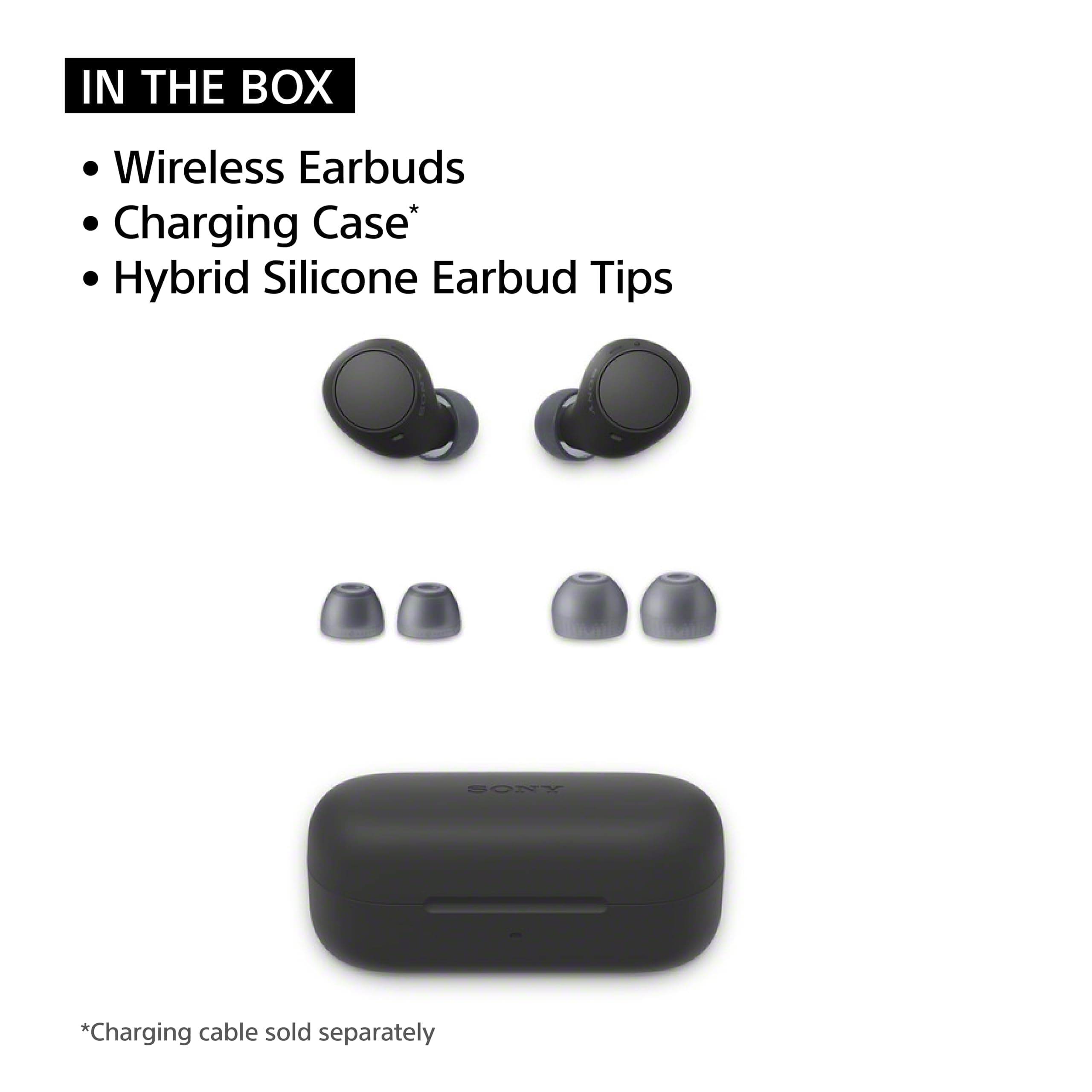 Sony WF-C510 Truly Wireless Bluetooth Earbud Headphones, Butter Yellow, view 5