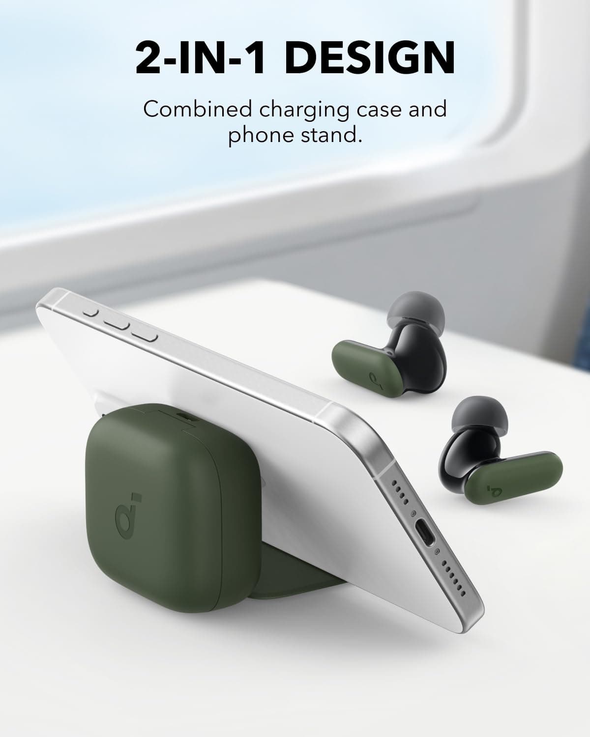 Soundcore P30i by Anker Noise Cancelling Earbuds, Hands-Free Viewing, view 2